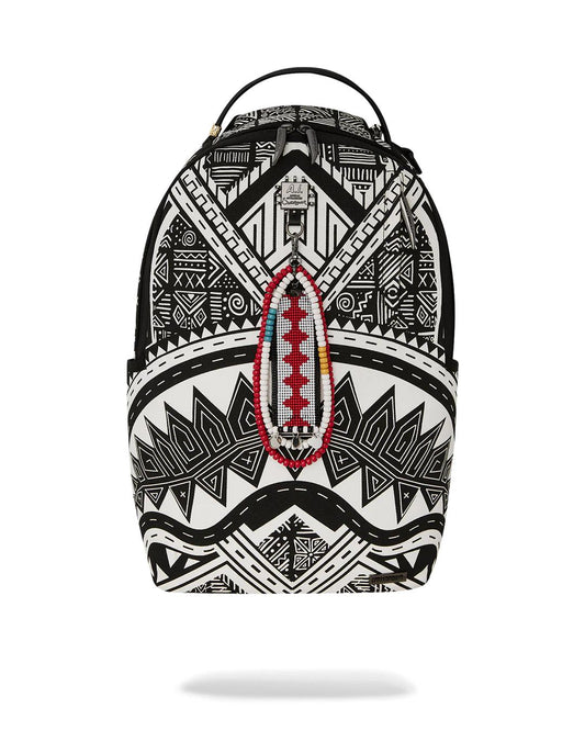 Sprayground Signature | A.I. AFRICAN INTELLIGENCE THE SKYHAWK BACKPACK - SANDFLOWER COLLAB