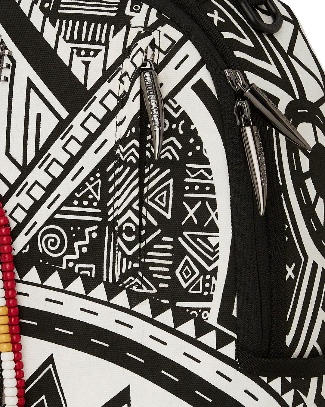 Sprayground Signature | A.I. AFRICAN INTELLIGENCE THE SKYHAWK BACKPACK - SANDFLOWER COLLAB