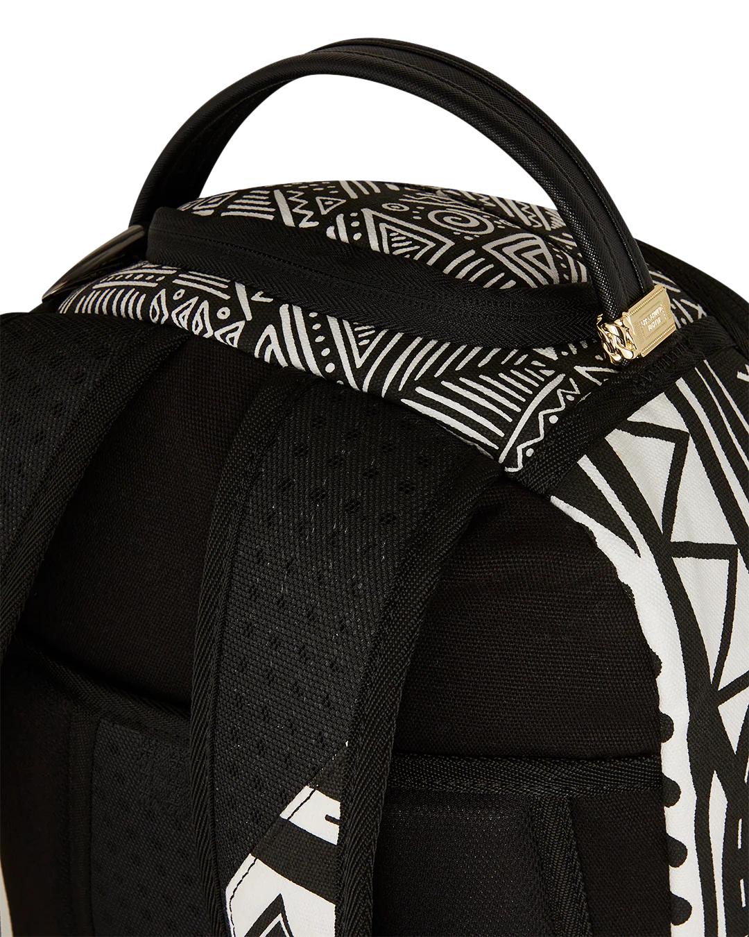 Sprayground Signature | A.I. AFRICAN INTELLIGENCE THE SKYHAWK BACKPACK - SANDFLOWER COLLAB