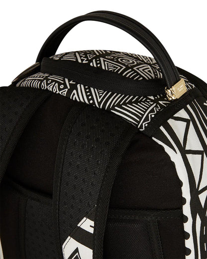 Sprayground Signature | A.I. AFRICAN INTELLIGENCE THE SKYHAWK BACKPACK - SANDFLOWER COLLAB