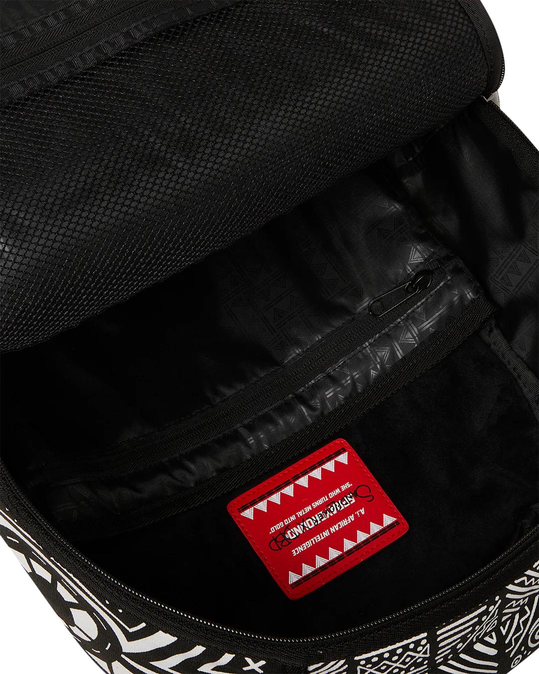 Sprayground Signature | A.I. AFRICAN INTELLIGENCE THE SKYHAWK BACKPACK - SANDFLOWER COLLAB