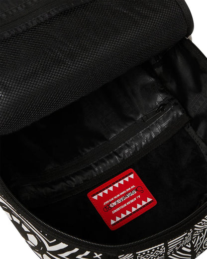 Sprayground Signature | A.I. AFRICAN INTELLIGENCE THE SKYHAWK BACKPACK - SANDFLOWER COLLAB