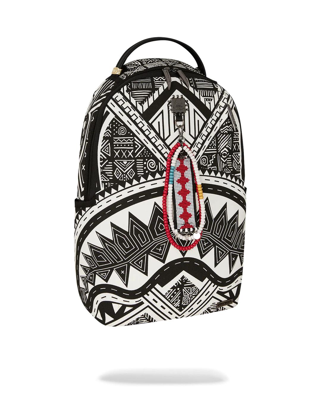 Sprayground Signature | A.I. AFRICAN INTELLIGENCE THE SKYHAWK BACKPACK - SANDFLOWER COLLAB