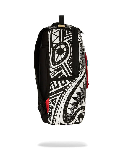 Sprayground Signature | A.I. AFRICAN INTELLIGENCE THE SKYHAWK BACKPACK - SANDFLOWER COLLAB