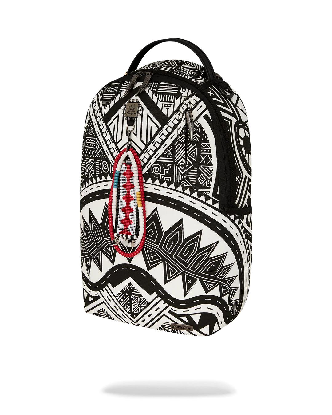 Sprayground Signature | A.I. AFRICAN INTELLIGENCE THE SKYHAWK BACKPACK - SANDFLOWER COLLAB