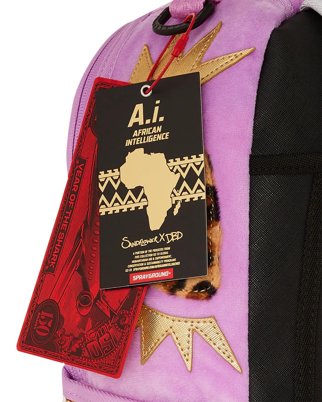 Sprayground Essential | A.I. AFRICAN INTELLIGENCE PARADIGM OF THE PYRAMID BACKPACK - SANDFLOWE