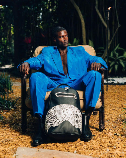 Sprayground Premium | A.I. AFRICAN INTELLIGENCE WILD NILE BACKPACK - SANDFLOWER COLLAB