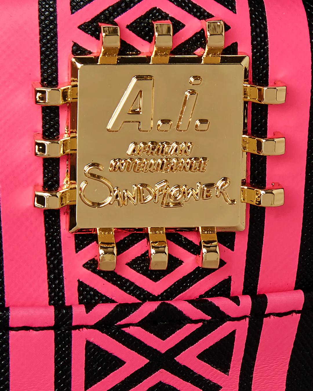 Sprayground New | A.I. AFRICAN INTELLIGENCE PRIDE AND POWER BACKPACK - SANDFLOWER COLLAB