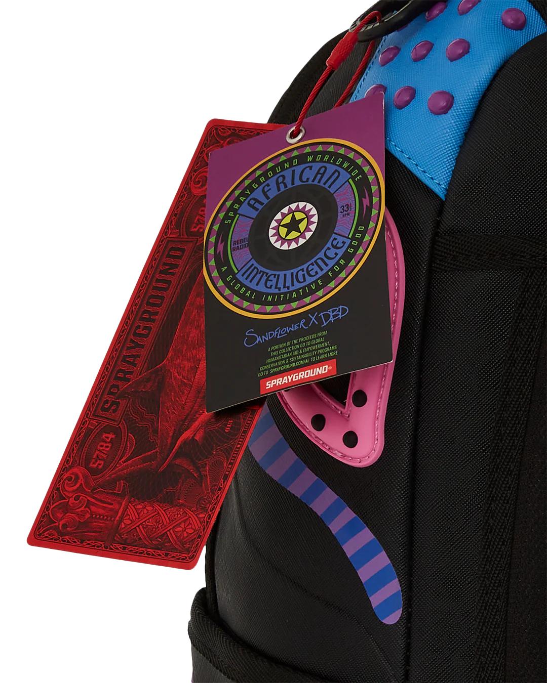 Sprayground Exclusive | A.I. 12 BROOKLYN & BEYOND - SANDFLOWER COLLAB BACKPACK
