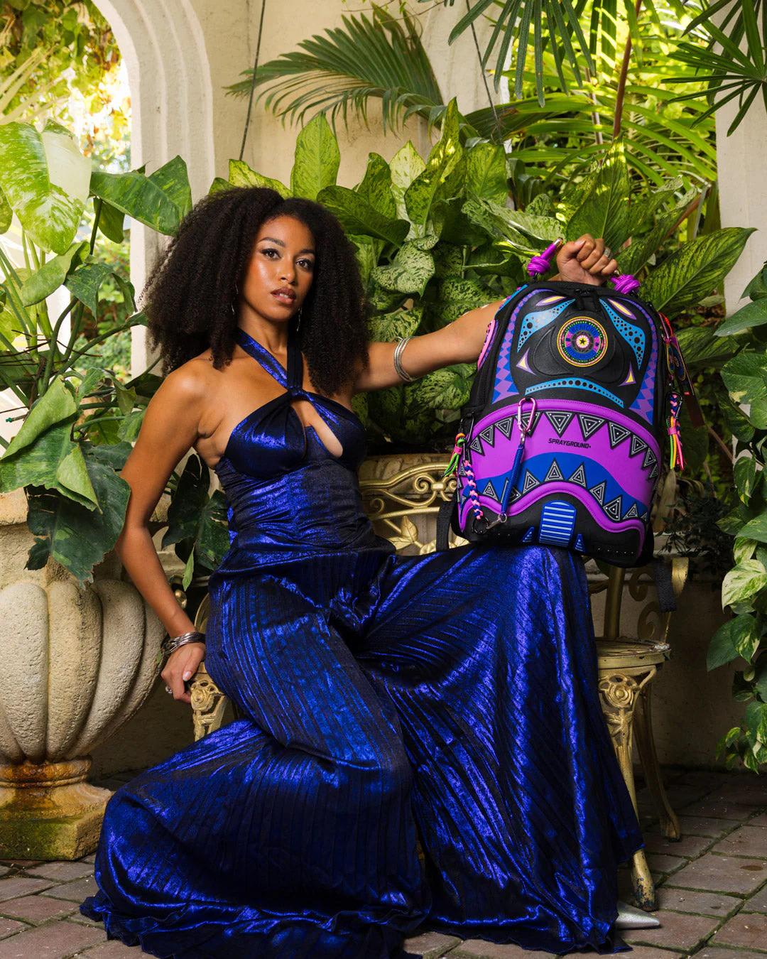 Sprayground Exclusive | A.I. 12 BROOKLYN & BEYOND - SANDFLOWER COLLAB BACKPACK