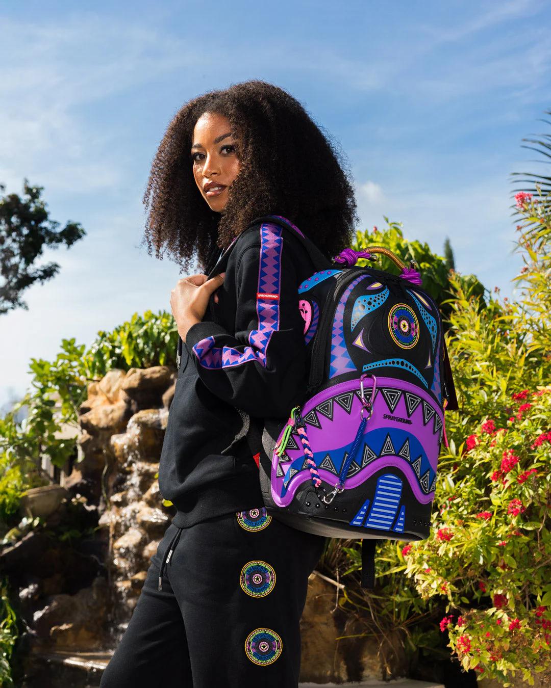 Sprayground Exclusive | A.I. 12 BROOKLYN & BEYOND - SANDFLOWER COLLAB BACKPACK