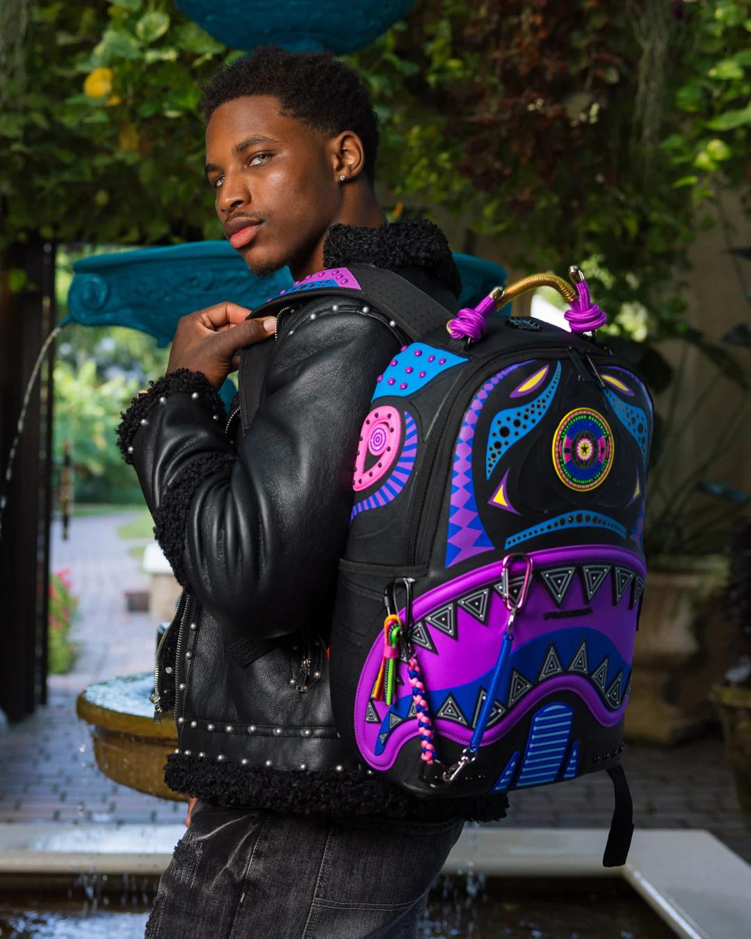 Sprayground Exclusive | A.I. 12 BROOKLYN & BEYOND - SANDFLOWER COLLAB BACKPACK