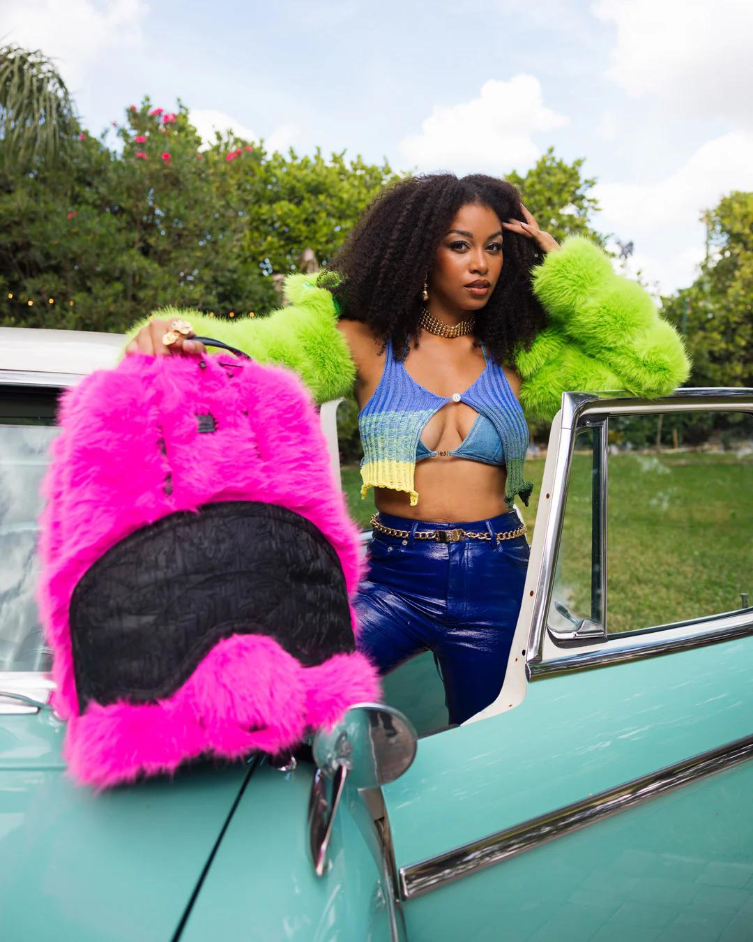 Sprayground Signature | A.I. 12 CELESTIAL POWERS - SANDFLOWER COLLAB BACKPACK