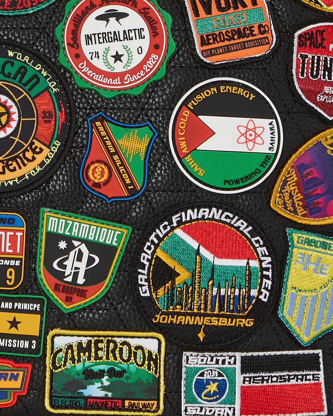 Sprayground New | A.I. THE 54 (PATCHES OF AFRICA) CARGO TOTE