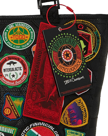 Sprayground New | A.I. THE 54 (PATCHES OF AFRICA) CARGO TOTE