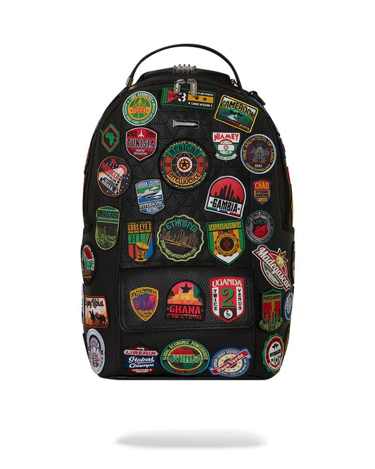 Sprayground Featured | A.I. THE 54 (PATCHES OF AFRICA) CARGO BACKPACK