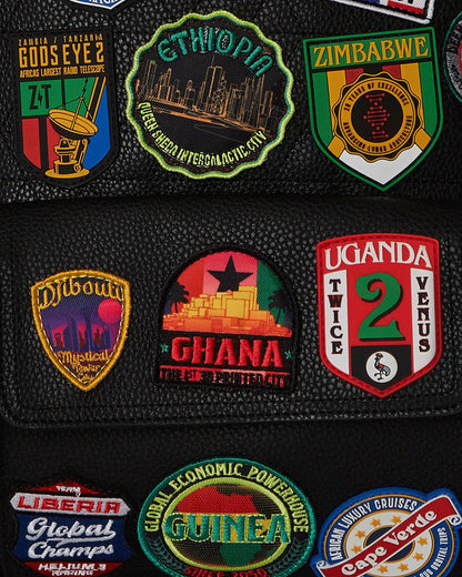 Sprayground Featured | A.I. THE 54 (PATCHES OF AFRICA) CARGO BACKPACK