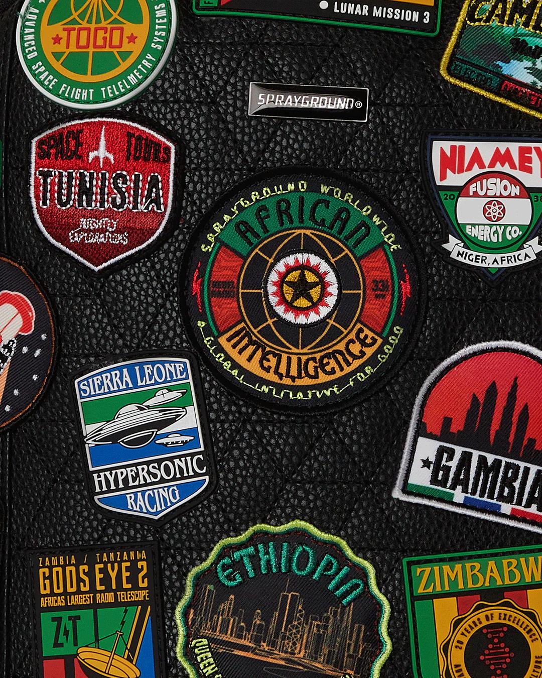 Sprayground Featured | A.I. THE 54 (PATCHES OF AFRICA) CARGO BACKPACK