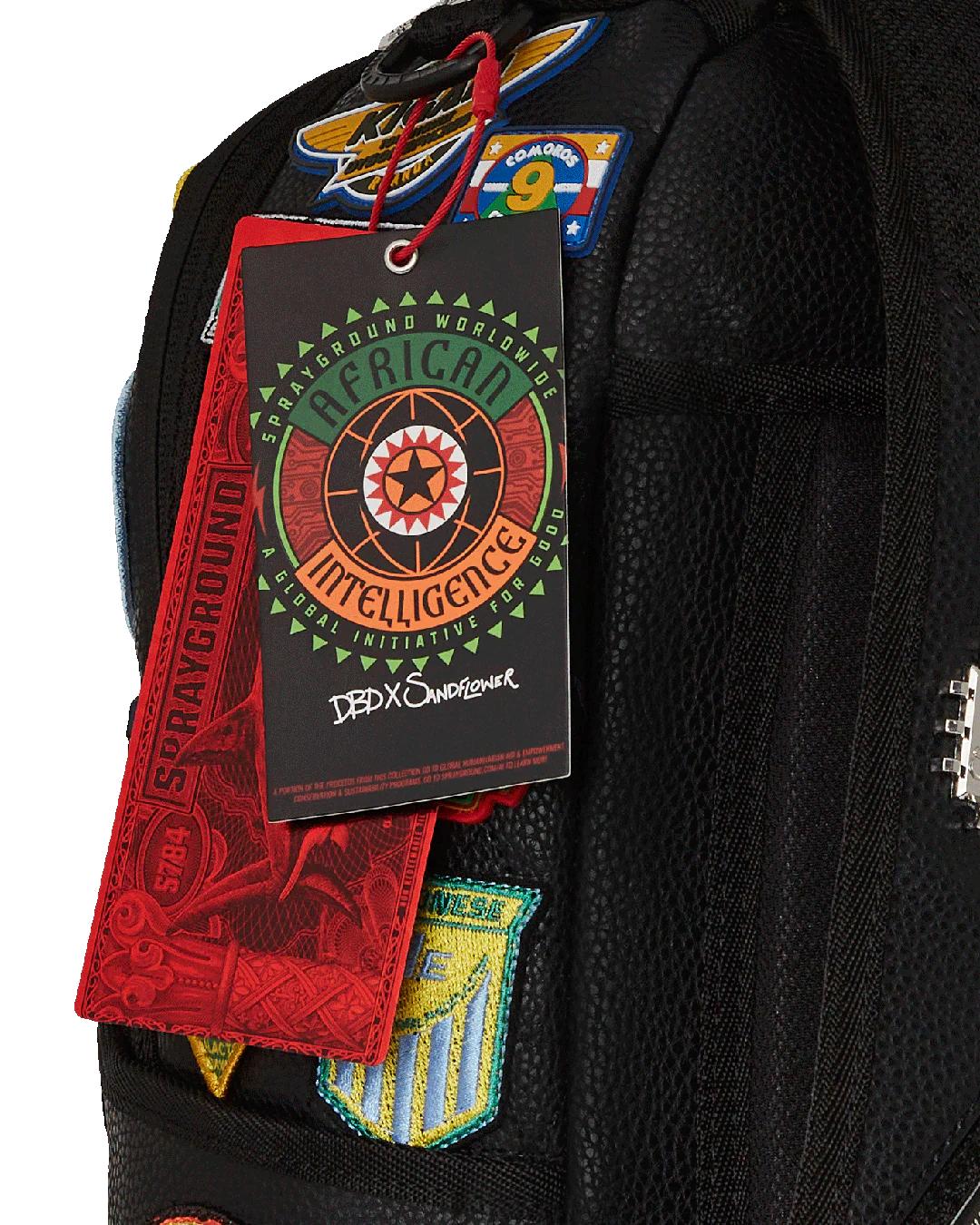 Sprayground Featured | A.I. THE 54 (PATCHES OF AFRICA) CARGO BACKPACK