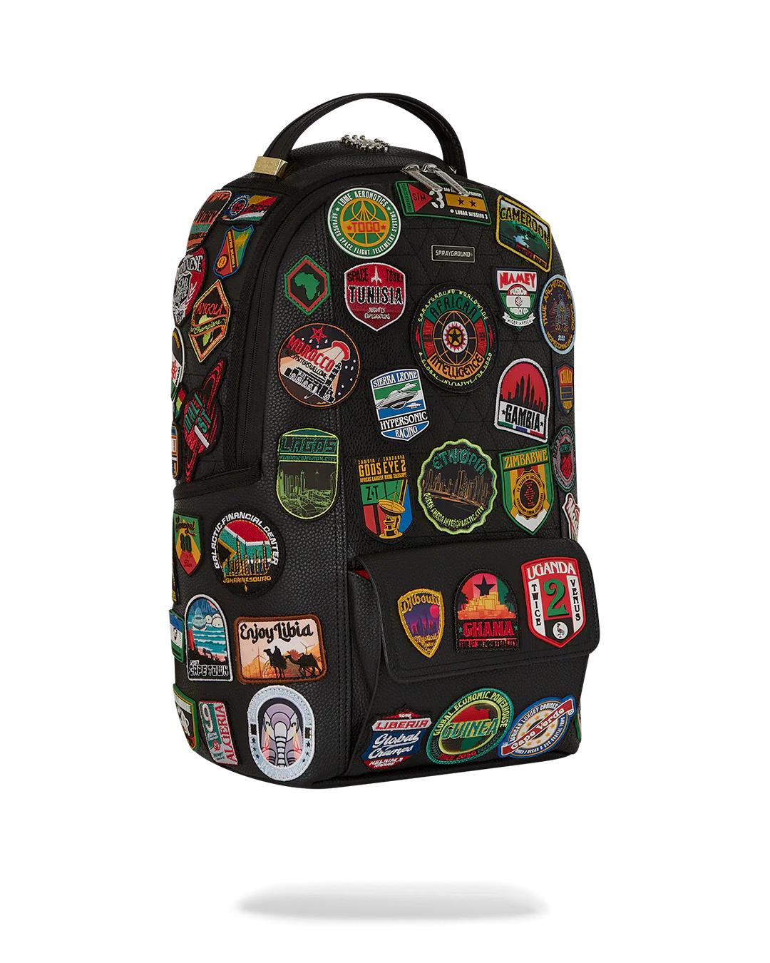 Sprayground Featured | A.I. THE 54 (PATCHES OF AFRICA) CARGO BACKPACK