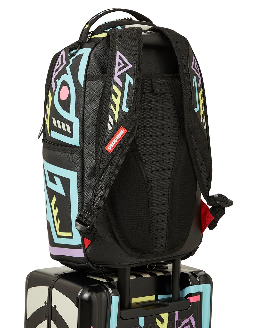 Sprayground Exclusive | A.I. PATH TO THE FUTURE III HARDSHELL CARRY-ON LUGGAGE - SANDFLOWER CO