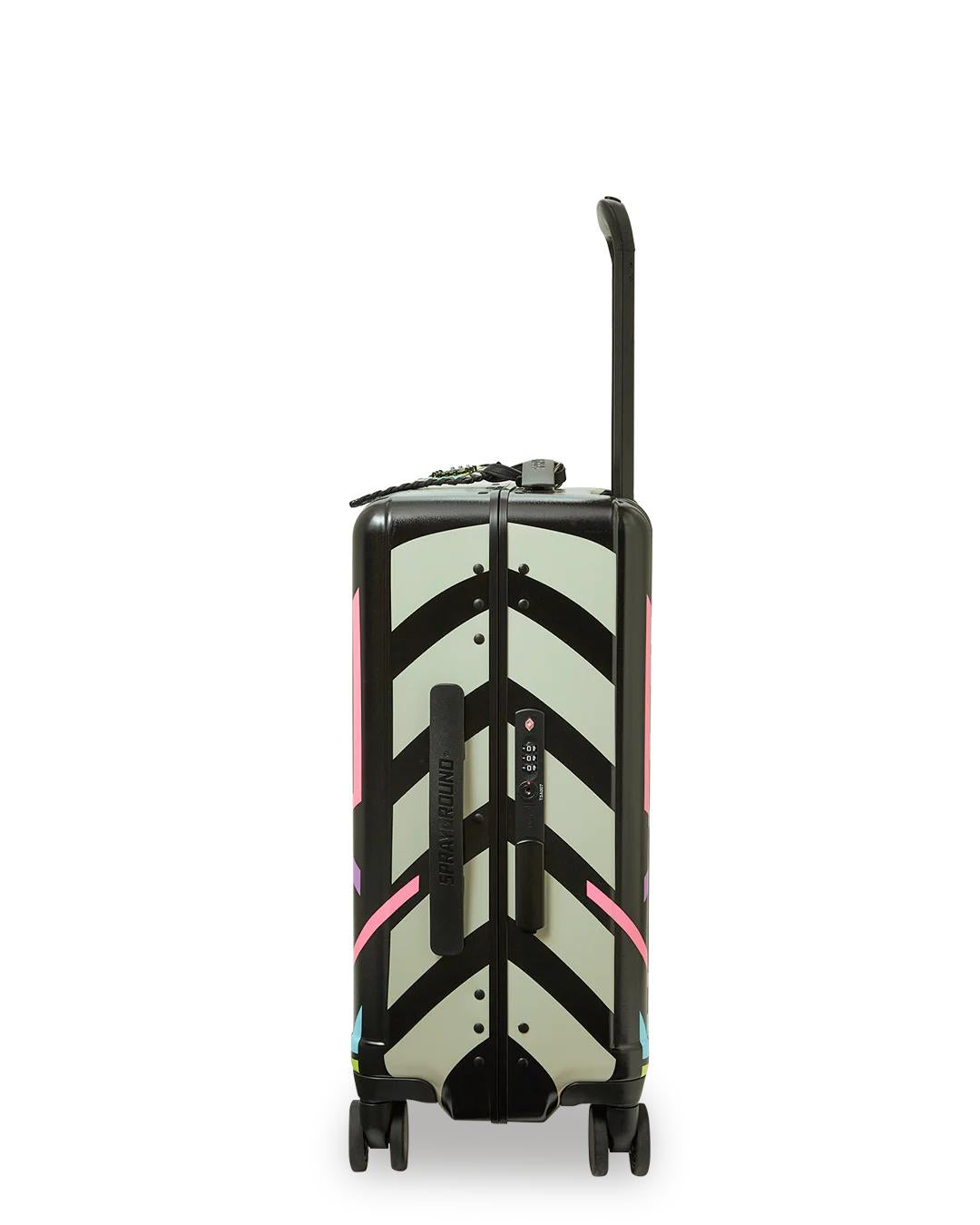 Sprayground Exclusive | A.I. PATH TO THE FUTURE III HARDSHELL CARRY-ON LUGGAGE - SANDFLOWER CO