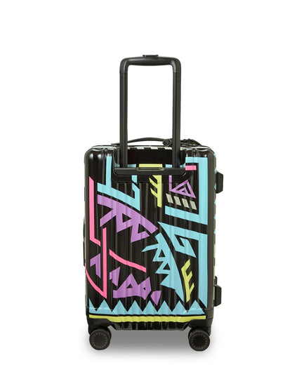 Sprayground Exclusive | A.I. PATH TO THE FUTURE III HARDSHELL CARRY-ON LUGGAGE - SANDFLOWER CO