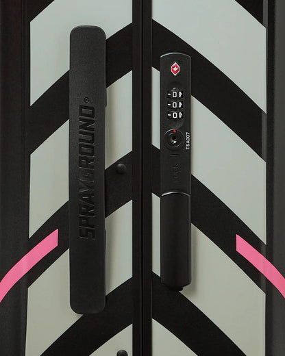 Sprayground Exclusive | A.I. PATH TO THE FUTURE III HARDSHELL CARRY-ON LUGGAGE - SANDFLOWER CO