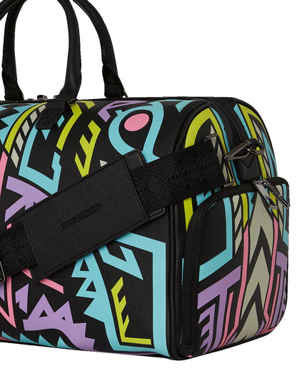 Sprayground Signature | A.I. PATH TO THE FUTURE III DUFFLE - SANDFLOWER COLLAB (GLOW IN THE DA