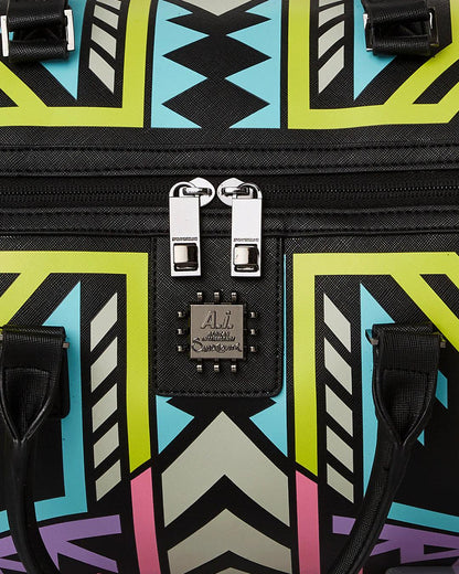 Sprayground Signature | A.I. PATH TO THE FUTURE III DUFFLE - SANDFLOWER COLLAB (GLOW IN THE DA