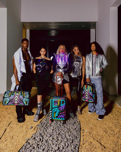 Sprayground Signature | A.I. PATH TO THE FUTURE III DUFFLE - SANDFLOWER COLLAB (GLOW IN THE DA