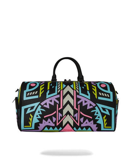 Sprayground Signature | A.I. PATH TO THE FUTURE III DUFFLE - SANDFLOWER COLLAB (GLOW IN THE DA