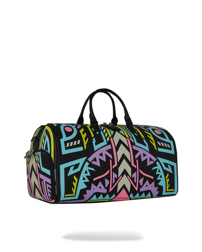 Sprayground Signature | A.I. PATH TO THE FUTURE III DUFFLE - SANDFLOWER COLLAB (GLOW IN THE DA