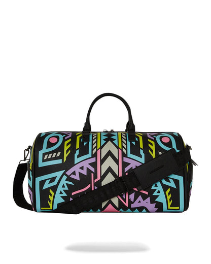 Sprayground Signature | A.I. PATH TO THE FUTURE III DUFFLE - SANDFLOWER COLLAB (GLOW IN THE DA