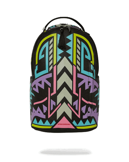 Sprayground Classic | A.I. PATH TO THE FUTURE III BACKPACK - SANDFLOWER COLLAB (GLOW IN THE