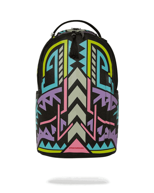 Sprayground Classic | A.I. PATH TO THE FUTURE III BACKPACK - SANDFLOWER COLLAB (GLOW IN THE
