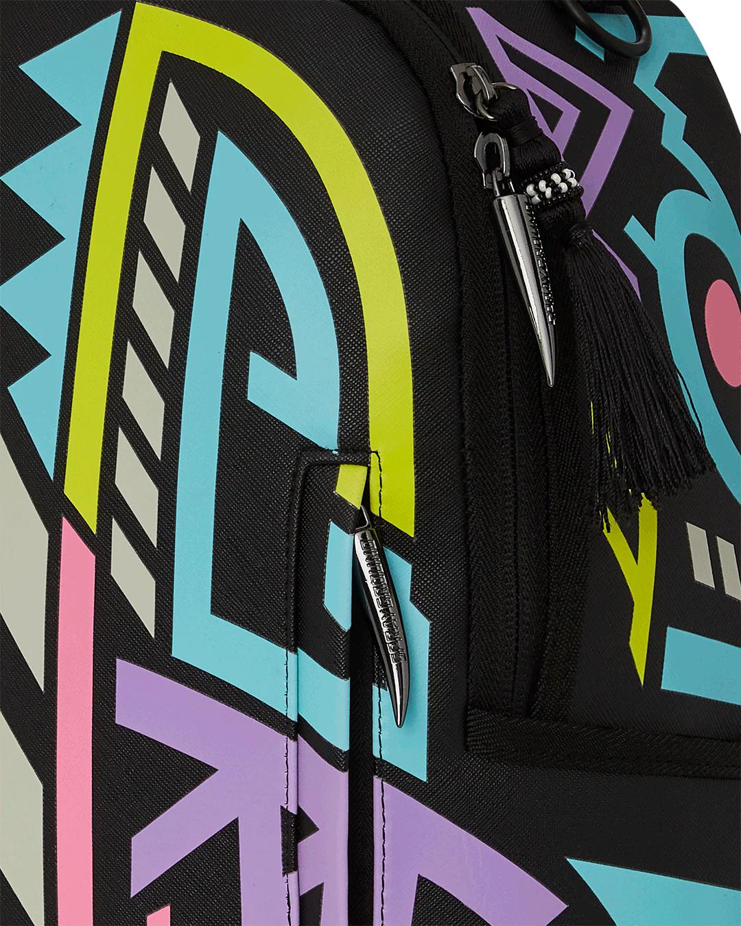 Sprayground Classic | A.I. PATH TO THE FUTURE III BACKPACK - SANDFLOWER COLLAB (GLOW IN THE