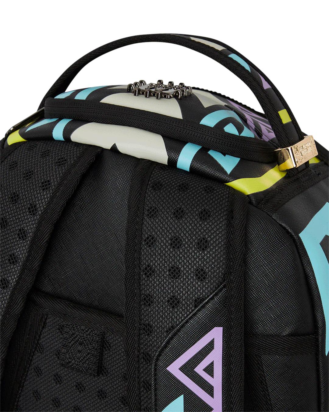 Sprayground Classic | A.I. PATH TO THE FUTURE III BACKPACK - SANDFLOWER COLLAB (GLOW IN THE