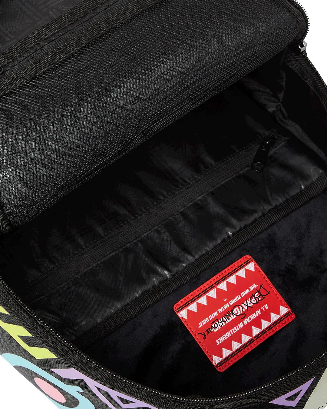 Sprayground Classic | A.I. PATH TO THE FUTURE III BACKPACK - SANDFLOWER COLLAB (GLOW IN THE