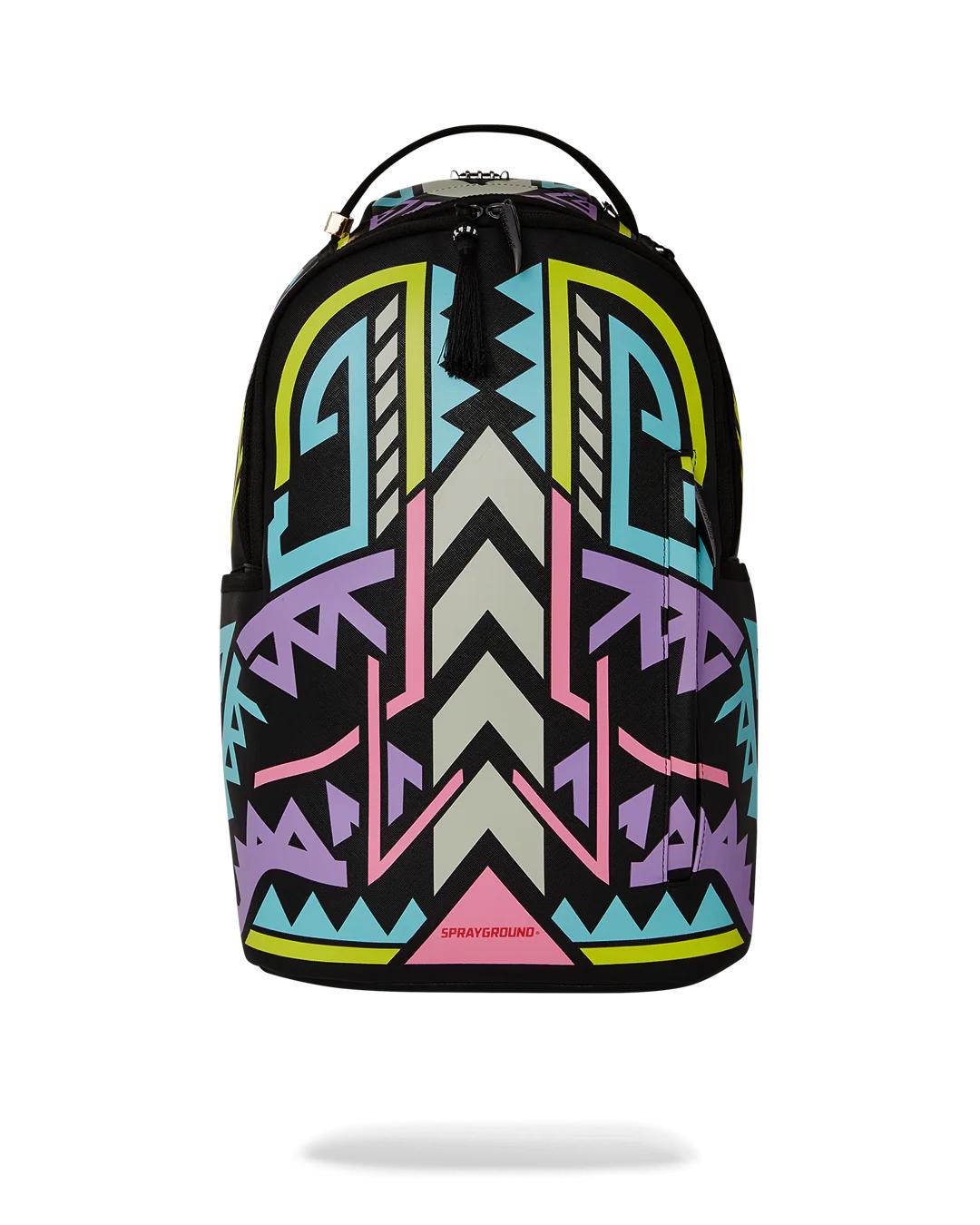 Sprayground Classic | A.I. PATH TO THE FUTURE III BACKPACK - SANDFLOWER COLLAB (GLOW IN THE