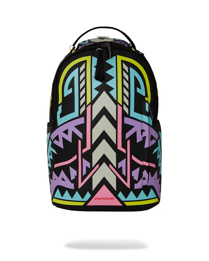 Sprayground Classic | A.I. PATH TO THE FUTURE III BACKPACK - SANDFLOWER COLLAB (GLOW IN THE
