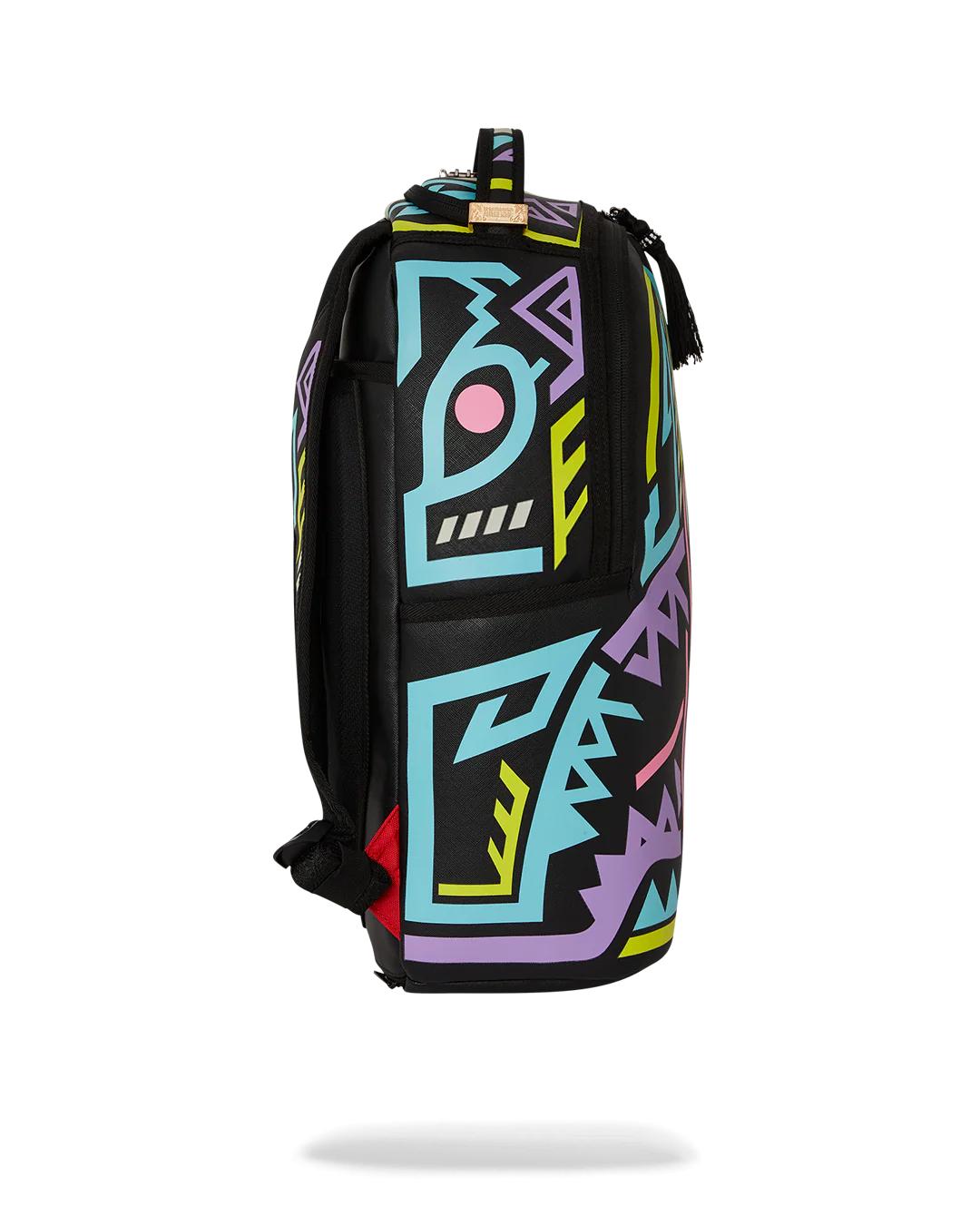 Sprayground Classic | A.I. PATH TO THE FUTURE III BACKPACK - SANDFLOWER COLLAB (GLOW IN THE