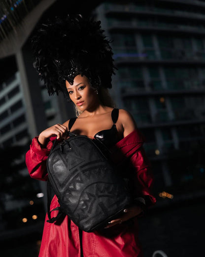 Sprayground Premium | AFRICAN INTELLIGENCE 9 APEX GENIUS BACKPACK - SANDFLOWER COLLAB