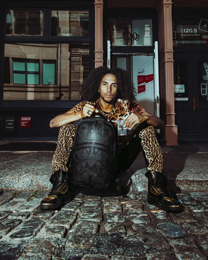 Sprayground Premium | AFRICAN INTELLIGENCE 9 APEX GENIUS BACKPACK - SANDFLOWER COLLAB