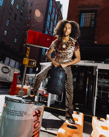 Sprayground Premium | AFRICAN INTELLIGENCE 9 APEX GENIUS BACKPACK - SANDFLOWER COLLAB