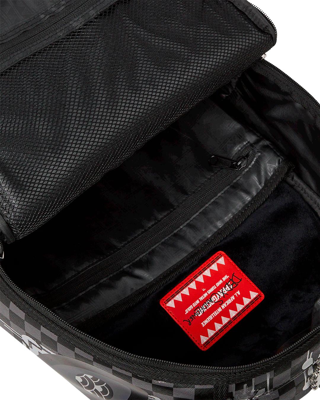 Sprayground New | AFRICAN INTELLIGENCE 9 POWER GLYPHICS BACKPACK - SANDFLOWER COLLAB