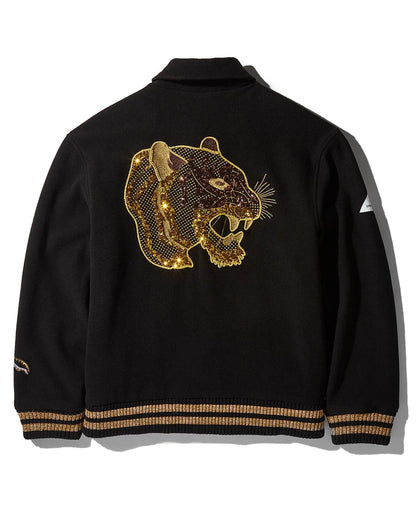 Sprayground Featured | A.I.9 AFRICAN INTELLIGENCE GUILDED LEOPARD - SANDFLOWER COLLAB VARSITY