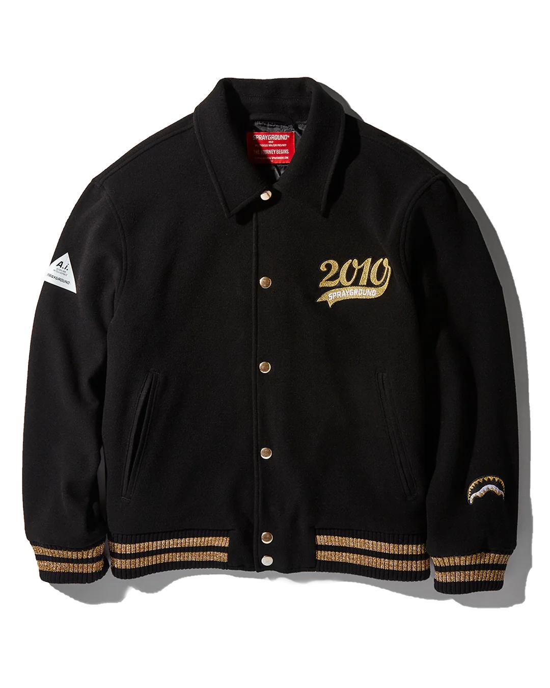 Sprayground Featured | A.I.9 AFRICAN INTELLIGENCE GUILDED LEOPARD - SANDFLOWER COLLAB VARSITY