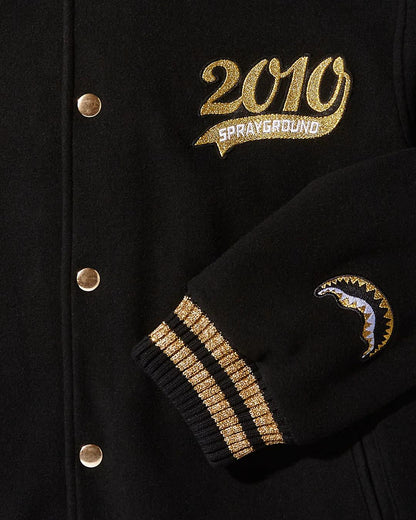 Sprayground Featured | A.I.9 AFRICAN INTELLIGENCE GUILDED LEOPARD - SANDFLOWER COLLAB VARSITY