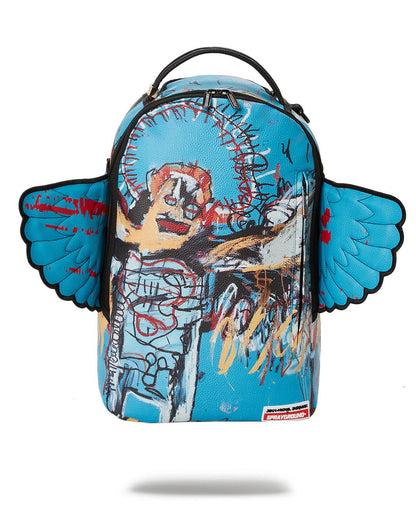 Sprayground Essential | OFFICIAL BASQUIAT UNTITLED (FALLEN ANGEL) 1981 WING BACKPACK (DLXV)